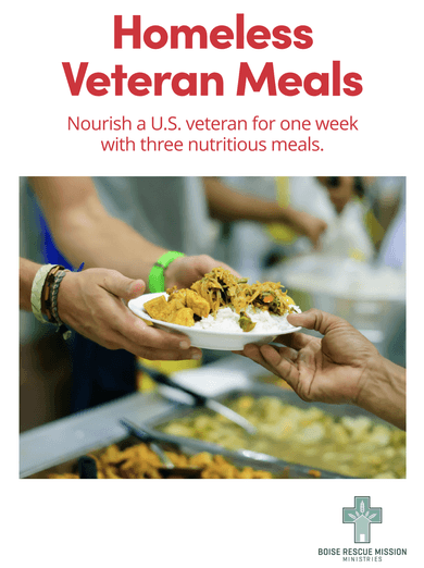 homeless veteran meals